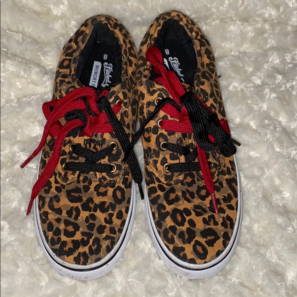 Cheetah Print Sneakers (DONATED)